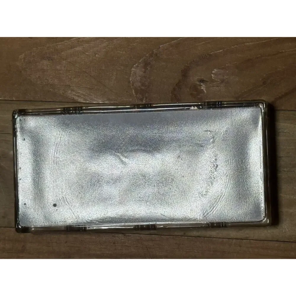RAW Classic Pack Glass Ashtray 6x3 Rolling Papers Logo Tobacco Collectible